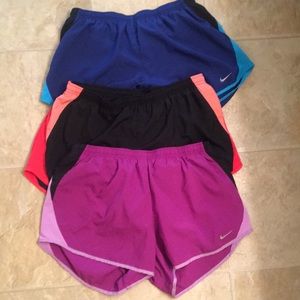 3 Women’s Nike running shorts